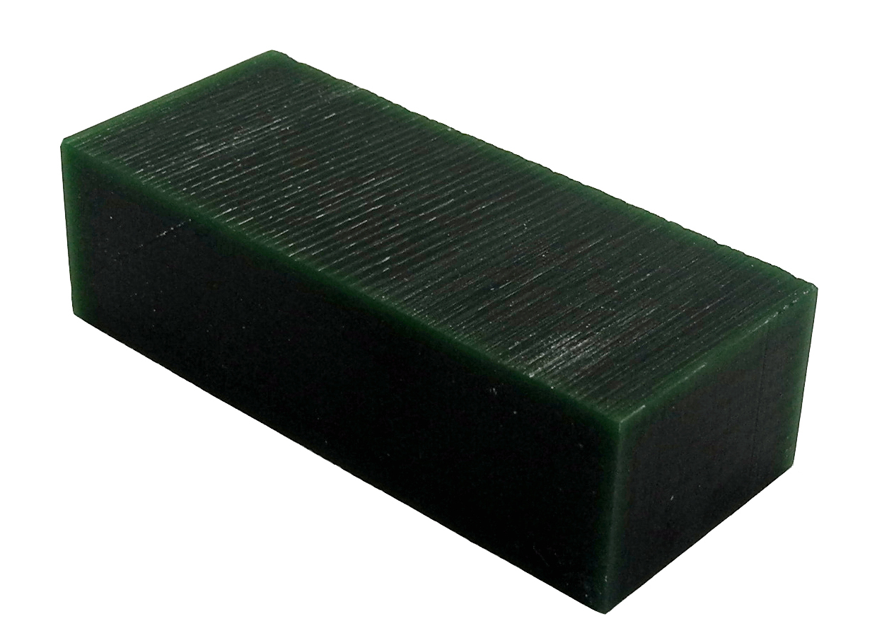 Ferris Wax Carving Slice (25mm Thick) - Green