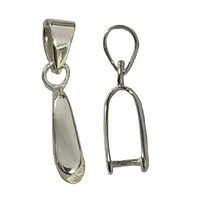 Sterling Silver Pinch Clasp - Long