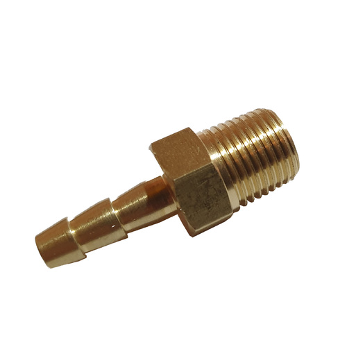 Brass Hose Barb 1/8 BSS Male with 5mm Barb (Straight)