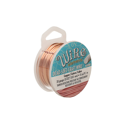 Craft Wire 20GA Round Tarnish Resistant Copper