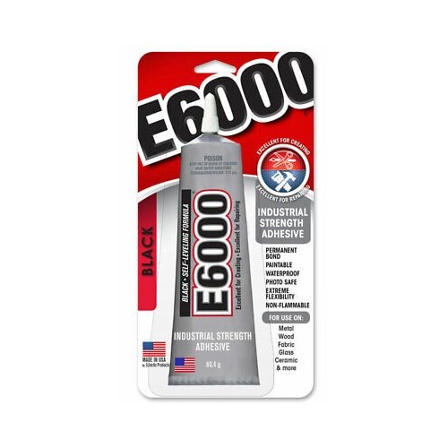 E6000 Industrial Strength Glue 80.4g - BLACK