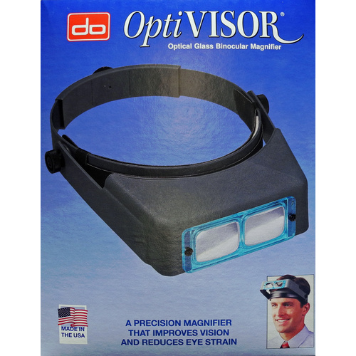 OptiVISOR   with Number 2 lens - 1 1/2 Inch times magnification at 20 inches