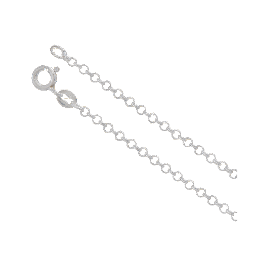 Sterling Silver Rolo/Belcher Chain - 45cms